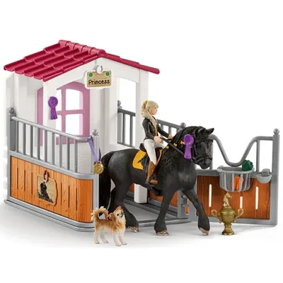 Set figurine Schleich Horse Club - Grajd de cai cu Tori si Printesa
