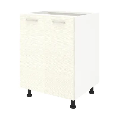 Corp Baza Lecce, 2 Usi, Larice/Alb, 60 x 50 x 80 cm