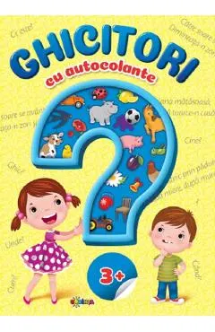 Ghicitori cu autocolante +3 ani