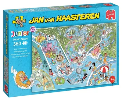 Puzzle Jumbo de 360 piese - Nebunie în parc acvatic