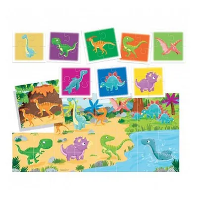 Puzzle - Dinozauri 8 + 1