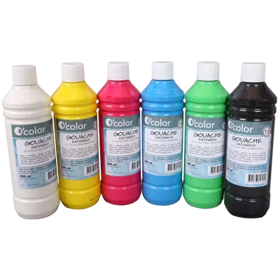 Guasa lavabila pentru pictura 500 ml Rosu primar