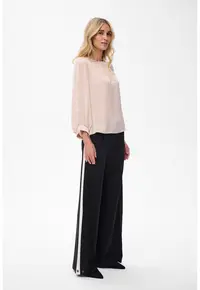 Pantaloni cu croiala ampla si buzunare Foresti
