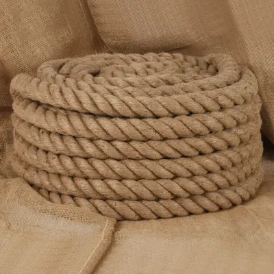 vidaXL Funie de iută, 10 m lungime, 40 mm grosime