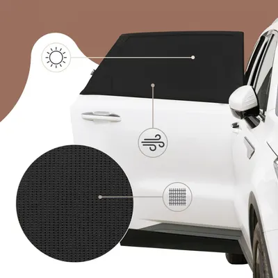 Parasolar auto opac pentru geamuri Sipo 2 bucati