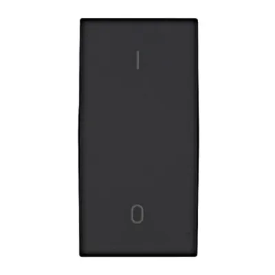Clapetă cu simbol O/I, 1M, negru