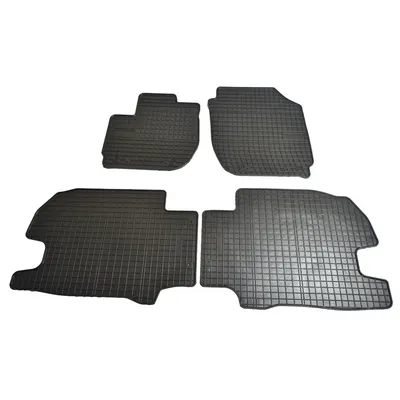Set covorase auto din cauciuc Honda HRV 2 2015- , presuri FROGUM, culoare Negru, 4 buc.