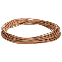vidaXL Cord din Piele 1 Maro Ø1,5 mm x 5 m Piele