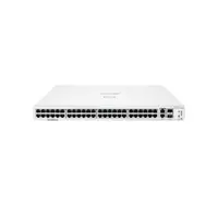 Switch Gigabit rackabil PoE cu 48 porturi HPE Aruba Instant On 1960 JL808A, 4 porturi Uplink, 176 Gbps, 130 Mpps, 1U, cu management