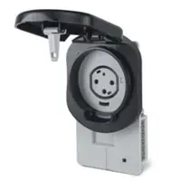 Flush-Mount. Priza With Locknip55 16a 2p+e 200-250v Grey Type 3a 1p+n+e 16a 230v~ 3,7kw