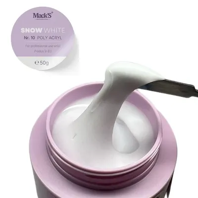 Poly Acryl Snow White Macks 50gr - PA-DRP-50