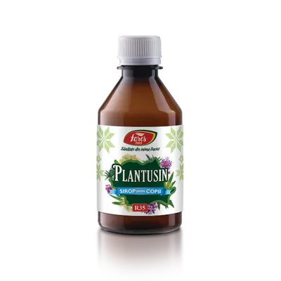 Plantusin pentru Copii, R35, sirop tuse, cu fructoza, Fares | 250 ml