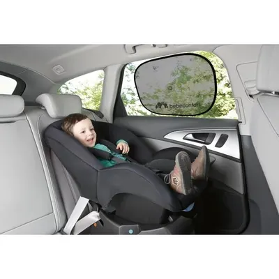 Set 2 parasolare auto Bebe Confort TwistNFix black