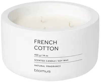 Lumânare parfumată Blomus Fraga - XL, French Cotton, Lily White