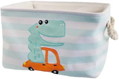 Cutie pliabilă pentru depozitarea jucăriilor și hainelor Ginger Home - Dino