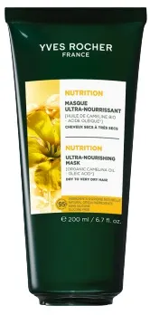 Yves Rocher Nutrition Mască hrănitoare pentru păr uscat , 200 ml