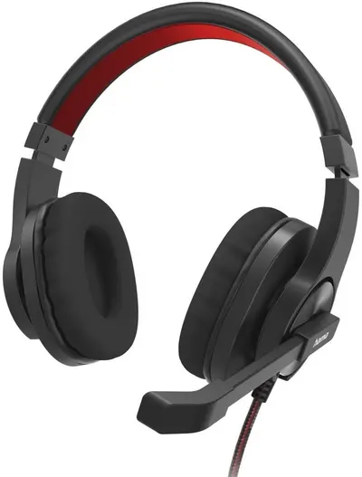 Căști cu microfon Hama - HS-USB400 V2, 2 m, negre