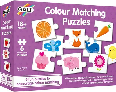 Puzzle de sortare Galt - Culori