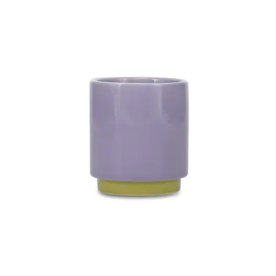 Ceașcă verde/mov din gresie ceramică 270 ml Duo – ONA