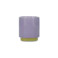 Ceașcă verde/mov din gresie ceramică 270 ml Duo – ONA