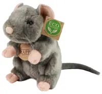 Jucărie de plus Rappa Eco Friends - Șoarece, în picioare, 16 cm