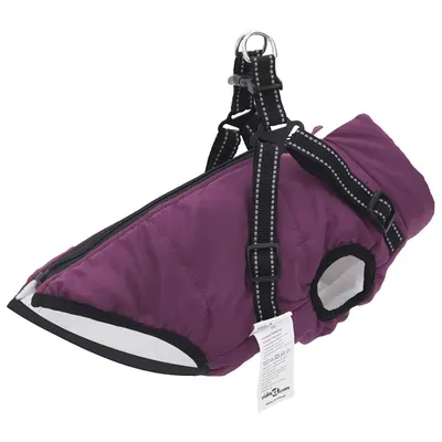 Gossi haina caini cu ham impermeabila reflectorizanta, violet, l40