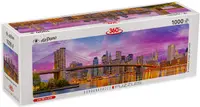 Puzzle panoramic Eurographics din 1000 de piese - Podul Brooklyn, New York