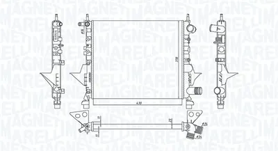 Radiator motor (Automat Manual) potrivit RENAULT TWINGO I, TWINGO I HATCHBACK 1.2 1.2LPG