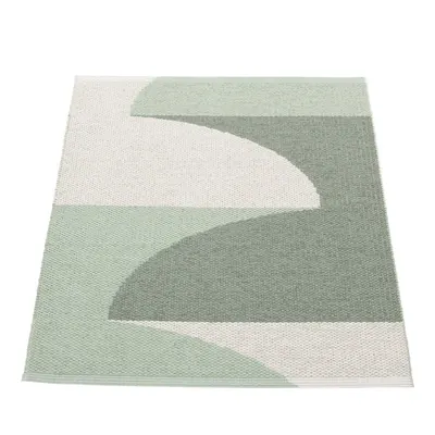 Covor pentru exterior și interior verde 70x90 cm Hill Army Misty Mint – Pappelina