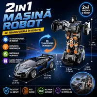 Masinuta AutoRobot care se transforma in robot, 3+ Ani