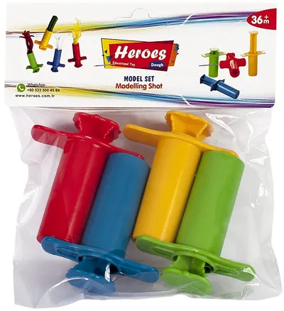 Set pentru copii Heroes - Seringi plastilina