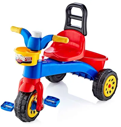 Tricicleta pentru copii cu claxon, Guclu Toys, Sweet