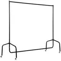 HOMCOM Suport pentru haine cu 4 roți de fier, 150x60x150cm | Aosom Romania
