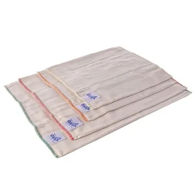 Insert prefold refolosibil bumbac organic Newborn XKKO set 6 buc