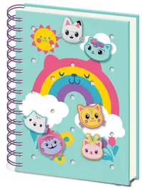 Agendă Pyramid Animation: Gabby's Dollhouse - Bold (Silicone Charm), format A5