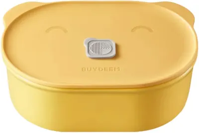 Cutie pentru prânz BUYDEEM - Bento CT3007, 500 ml, 19.5 x 11 x 16.5 cm, galben