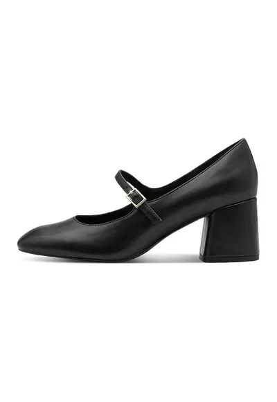 Pantofi Mary Jane din piele - Negru