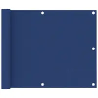 vidaXL Prelată balcon albastru 75x300 cm țesătură Oxford