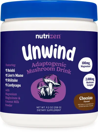 NutriZen Unwind, ciocolată, 258 g, Nutricost