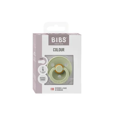 Suzeta Bibs Colour Latex tetina rotunda 0+ luni Sage