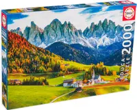Puzzle Educa din 2000 de piese - Toamna în Dolomiți