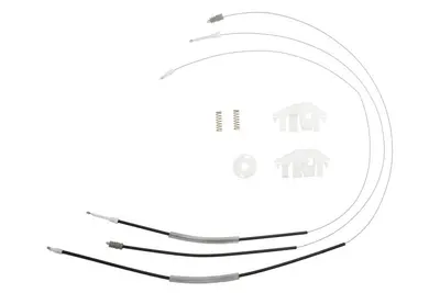Set reparat macara geam fata stanga/dreapta potrivit CITROEN C8; FIAT ULYSSE; LANCIA PHEDRA; PEUGEOT 807 dupa 2002 - (set)