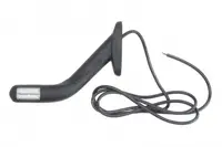 Lumina delimitare stanga, forma: oval, portocaliu rosu alb, LED lungime cablu 1500mm, pe bratul lung, 12 24V