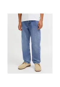 Blugi baieti - CHRIS - cu talie inalta si croiala Relaxed fit - Albastru - Albastru