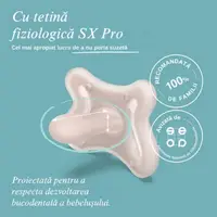 Suzeta fiziologica Suavinex SX Pro Zero Zero 0-6 luni