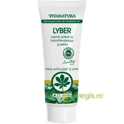 Crema Lyber Activa Antireumatica cu Untul Pamantului si Petrol Travel Size 20ml