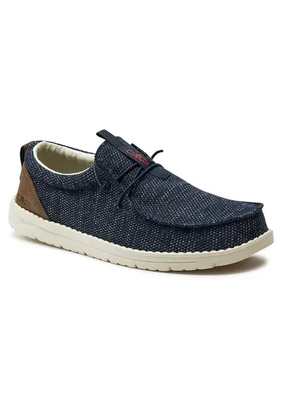 Pantofi sport barbati - material textil - albastru