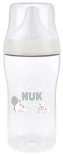 Biberon cu tetină din silicon NUK Perfect Match - 260 ml, mărimea M, 3 luni+, oaie, verde