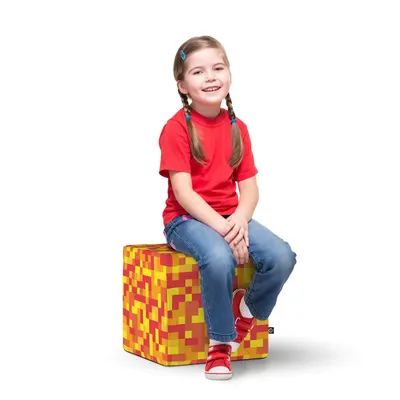 Taburet Updeco cub L Minecraft Foc