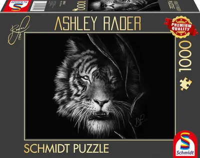 Puzzle Schmidt din 1000 piese - Tigrul: personificarea libertății